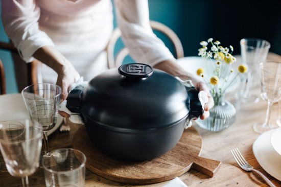"Delight" kerámia Cocotte, 26,5 cm /4 l, <<Slate>> - Emile Henry