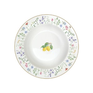 Levestál, porcelán, 21.5cm, "Fleurs et Citrons" - Nuova R2S