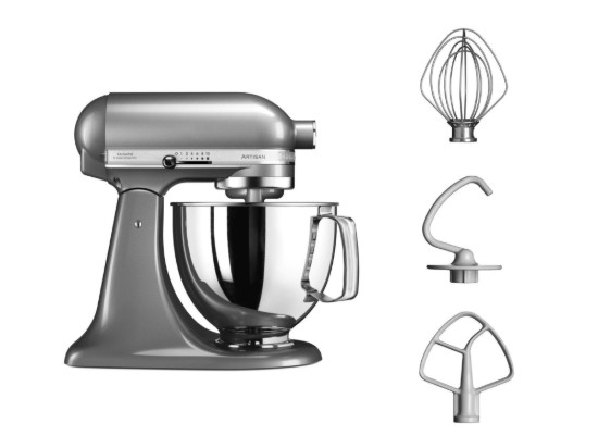 KitchenAid - Artisan Robotgép, 4.8L, 125-ös modell, Contour Silver 