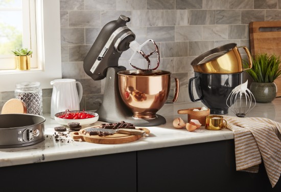 Rozsdamentes acél tál, 4,8L, Black - KitchenAid