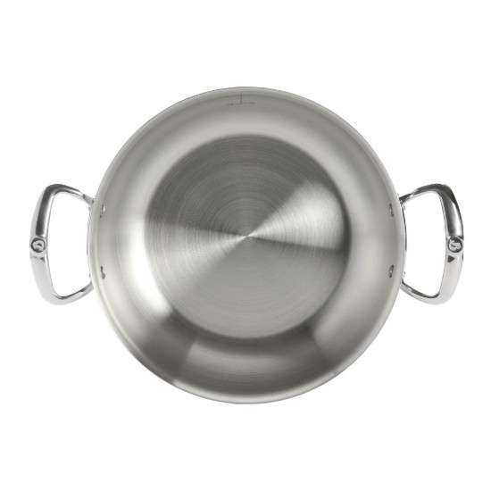 Rozsdamentes acél sauté serpenyő 2 fogantyúval "Affinity", 28 cm / 4,9 l - de Buyer