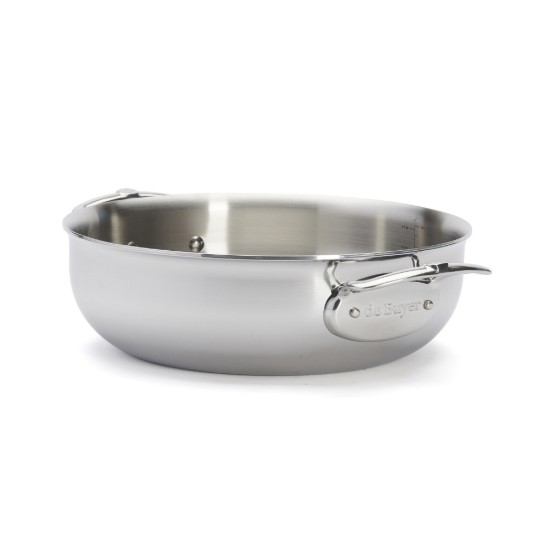Rozsdamentes acél sauté serpenyő 2 fogantyúval "Affinity", 28 cm / 4,9 l - de Buyer