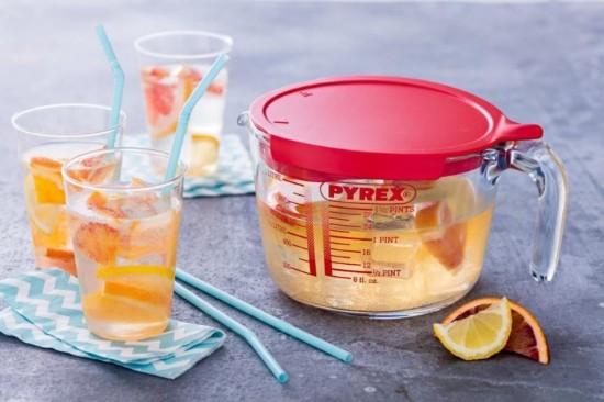 Mérőbögre, fedéllel, hőálló üveg, 1000 ml - Pyrex