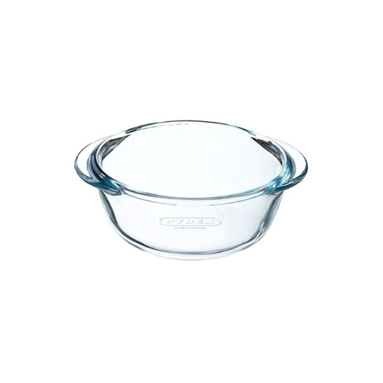 Kerek ételtároló, fedéllel, hőálló üveg, 18cm/1L, "Cook&Heat" - Pyrex