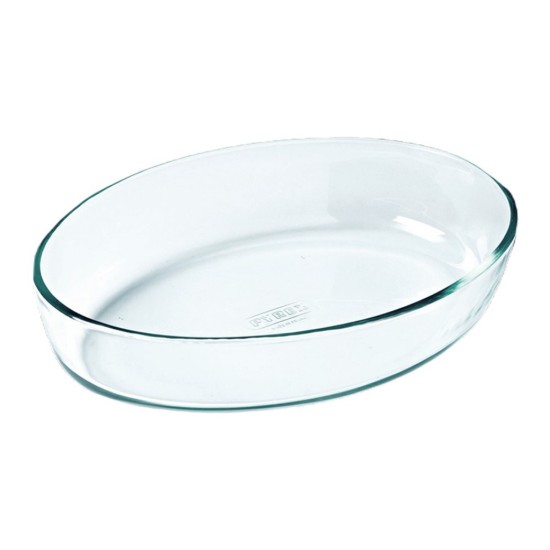 Ovális edény, hőálló üveg, 40 x 27 cm / 4,2 L, "Iconics" - Pyrex