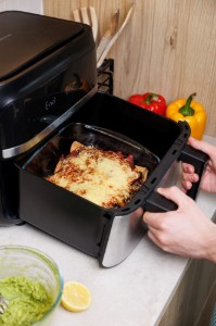 Négyszögletes edény légsütőhöz, 7 l, hőálló üveg, 25x22cm/2,2L - Pyrex