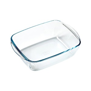 Téglalap alakú edény légsütőhöz, 6,5 literes, hőálló üveg, 23x15cm/1,2L - Pyrex