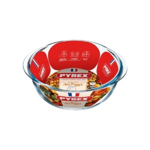 Kerek edény légsütőhöz, 7 l, hőálló üveg, 23cm/2.3L - Pyrex