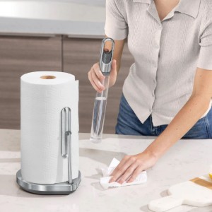 Papírtörlő tartó spray-vel, 38,1 cm, Brushed - simplehuman