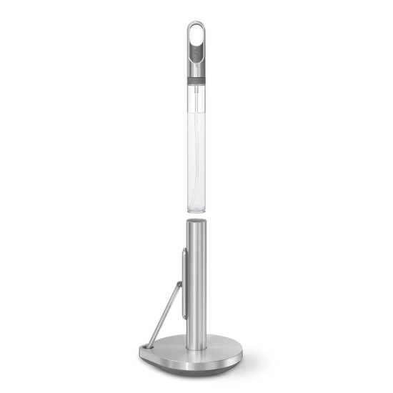 Papírtörlő tartó spray-vel, 38,1 cm, Brushed - simplehuman