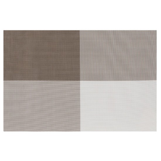 4 darabos tányéralátét készlet Barna 45 cm x 30 cm