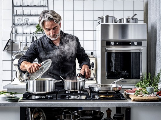 Fazék, rozsdamentes acél, 3 réteg, 16cm/1.5L, "MultiPly" - KitchenAid