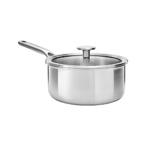 Fazék tetővel, rozsdamentes acél, 3 réteg, 18cm/2.1L, "MultiPly" - KitchenAid