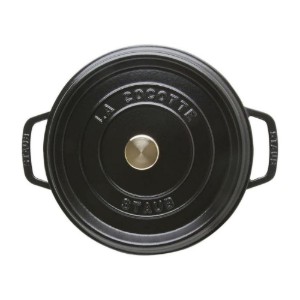 Cocotte edény, öntöttvas, 24cm/4,7L, Black - Staub