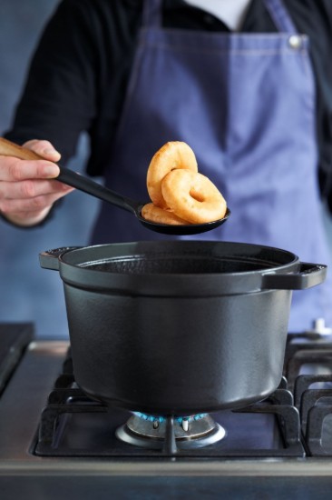Cocotte edény, öntöttvas, 24cm/4,7L, Black - Staub