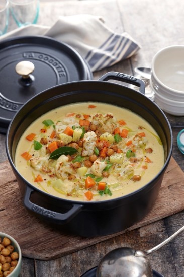 Cocotte edény, öntöttvas, 24cm/4,7L, Black - Staub