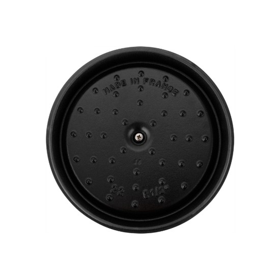 Staub cocotte 22 cm/2,6 l, Graphite Grey