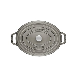 Staub ovális Cocotte 23 cm / 2,35 l, Graphite Grey