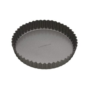 Kitchen Craft sütőforma 25 cm, acél, Fekete