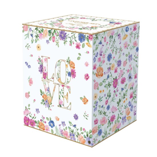 Bögre tetővel és fém infúzióval, porcelán, 350 ml, "Mon Amour" - Nuova R2S