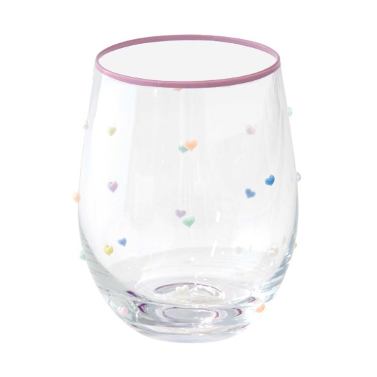 2 db ivópohár készlet, üvegből, 500ml, "Mon Amour" - Nuova R2S