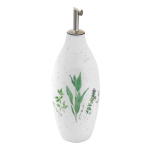 Olaj / ecet palack, porcelán, 300 ml, "Herbárium" - Nuova R2S