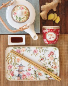 Sushi készlet, 10 darab, "Jardins D'Orient" - Nuova R2S