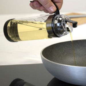 Automata kupakkal ellátott adagolópalack, boroszilikát üveg, 450 ml - Zokura